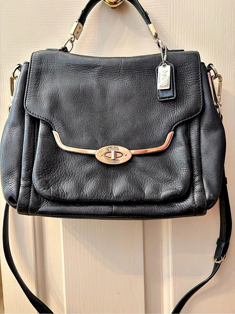 Coach Black Satchel